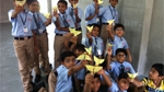 origami butterflies at Aavishkaar International School-.JPG